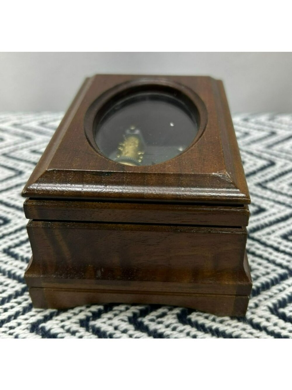 VTG Reuge 5in Wooden Music Box Swiss Musical Movement South Amana Iowa Tested - Picture 6 of 9